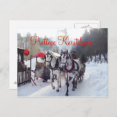 Carte Postale Kerstkaart Prettige Kerstdagen (Devant / Derrière)