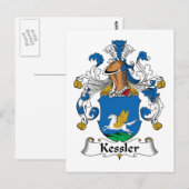 Carte Postale Kessler Family Crest (Devant / Derrière)