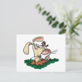Carte Postale Kestrel et lapin (Debout devant)
