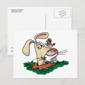 Carte Postale Kestrel et lapin (Devant / Derrière)