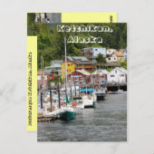 Carte Postale Ketchikan, Alaska (Devant / Derrière)