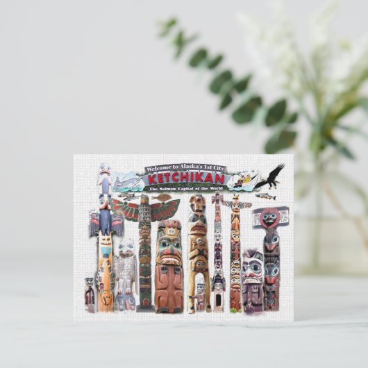 Carte Postale Ketchikan, Alaska (Debout devant)
