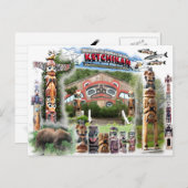 Carte postale Ketchikan, Alaska (Devant / Derrière)