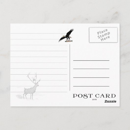 Carte postale Ketchikan, Alaska (Dos)