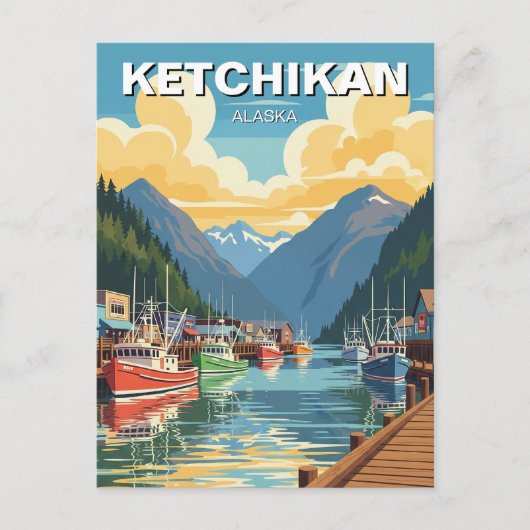 Carte Postale Ketchikan Alaska Travel (Devant)