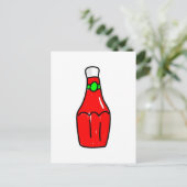 Carte Postale Ketchup tomate (Debout devant)