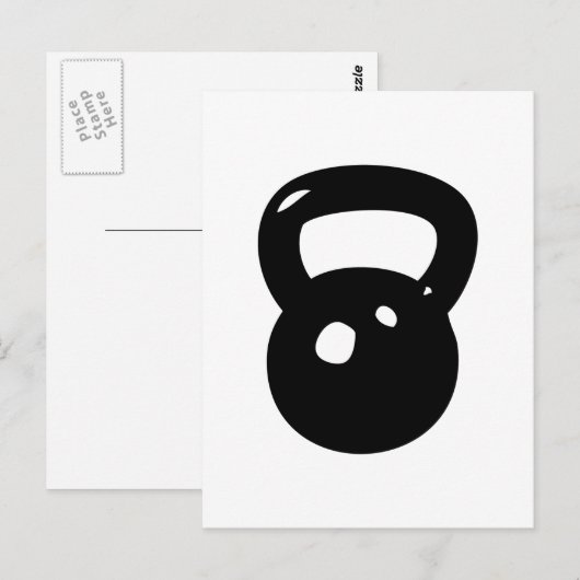 Carte Postale Kettlebell Workout (Devant / Derrière)
