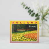 Carte Postale Keukenhof, Lisse, Pays-Bas (Debout devant)