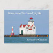 Carte postale Kewaunee Pierhead Lights (Devant)
