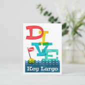 Carte Postale Key Largo Dive (Debout devant)