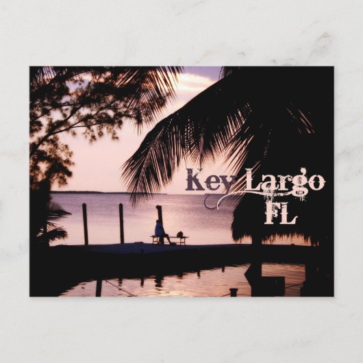Carte postale Key Largo Florida Sunset (Devant)