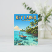 Carte Postale Key Largo Floride (Debout devant)
