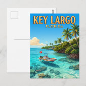 Carte Postale Key Largo Floride (Devant / Derrière)