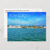 Carte Postale Key Largo, Floride, États-Unis (Devant / Derrière)