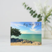 Carte Postale Key West, FL Rocky Shore (Debout devant)