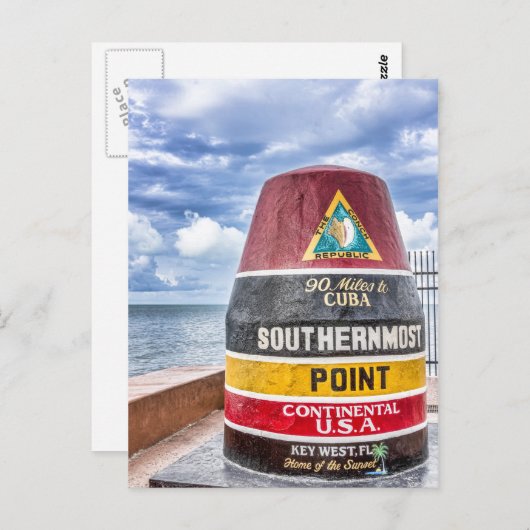 Carte postale Key West Florida (Devant / Derrière)