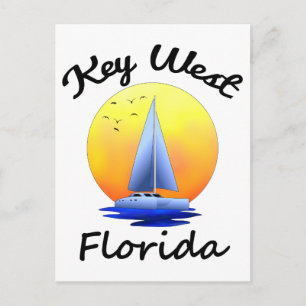 Carte Postale Key West Florida Keys voile