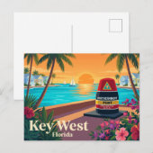 Carte Postale Key West Floride (Devant / Derrière)