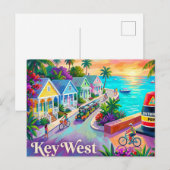 Carte Postale Key West Floride (Devant / Derrière)