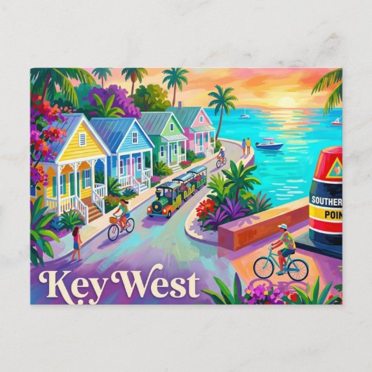 Carte Postale Key West Floride (Devant)