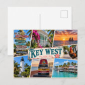 Carte Postale Key West Floride (Devant / Derrière)