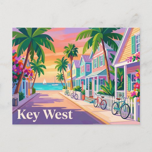 Carte Postale Key West Floride (Devant)