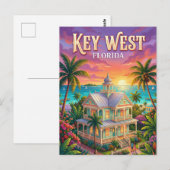 Carte Postale Key West Floride (Devant / Derrière)