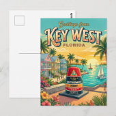 Carte Postale Key West Floride (Devant / Derrière)