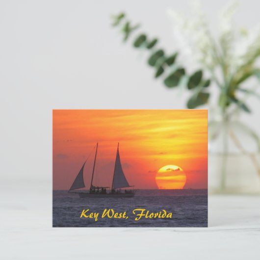 Carte postale Key West, Floride Sunset (Debout devant)