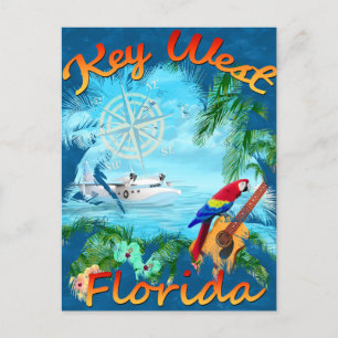Carte Postale Key West Trop Rock Music