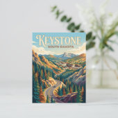 Carte Postale Keystone Dakota du Sud (Debout devant)