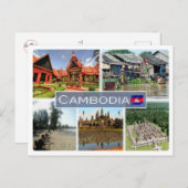 Carte Postale KH Cambodge - (Devant / Derrière)