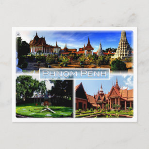 Carte Postale KH Phnom Penh - Pagode d'argent - Palais Royal -