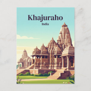 Carte Postale Khajuraho Inde