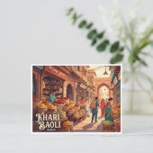 Carte Postale Khari Baoli Delhi Inde (Debout devant)