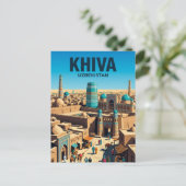 Carte Postale Khiva Ouzbékistan (Debout devant)