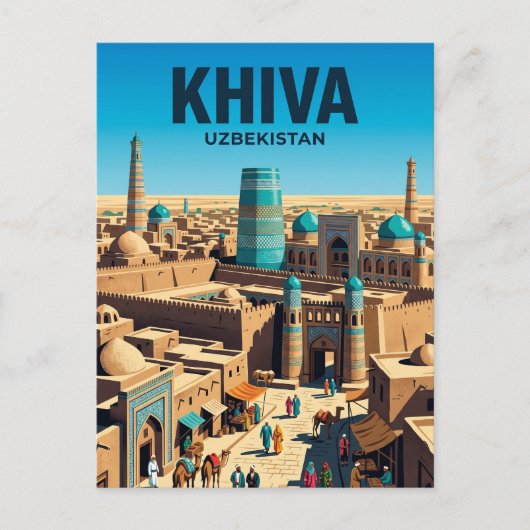 Carte Postale Khiva Ouzbékistan (Devant)