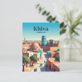 Carte Postale Khiva Ouzbékistan (Debout devant)