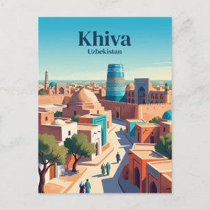 Carte Postale Khiva Ouzbékistan