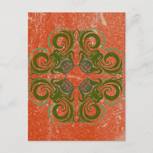 Carte Postale Khokhloma Exotique (Devant)