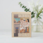 Carte Postale Khosro devant le palais de Shirin (Debout devant)