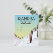 Carte Postale Kiandra Nouvelle-Galles du Sud Australie Ski (Debout devant)