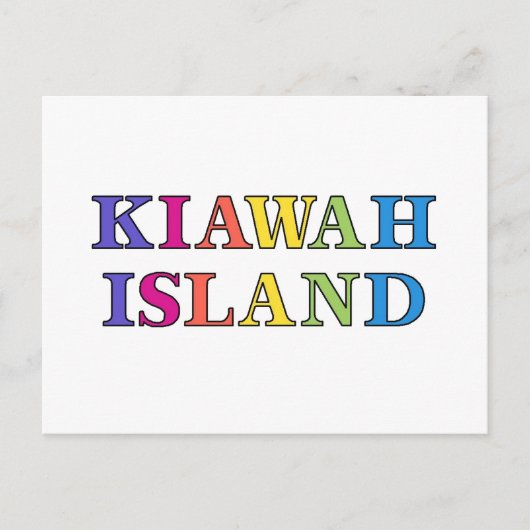 Carte Postale Kiawah Island SC (Devant)