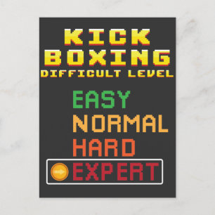 Carte Postale Kick Boxing Martial Arts Coach Console Expert