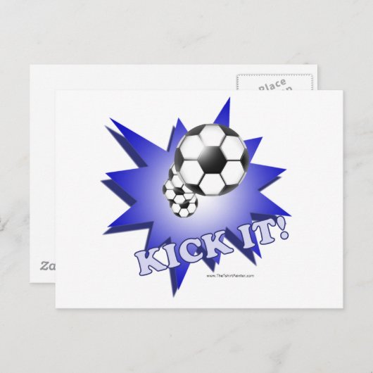 Carte Postale Kick It! (Devant / Derrière)