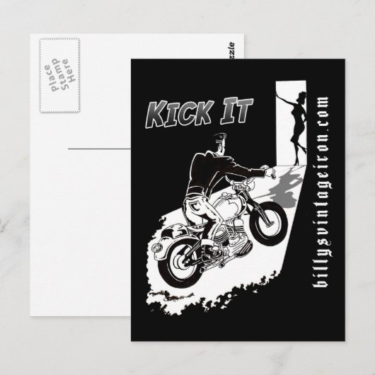 Carte Postale Kick It (Devant / Derrière)