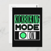 Carte Postale Kickboxing (Devant / Derrière)