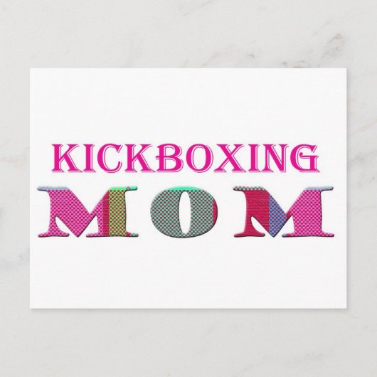 Carte Postale KickboxingMom (Devant)