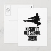 Carte Postale Kickin' It Old School Vertical (Devant / Derrière)