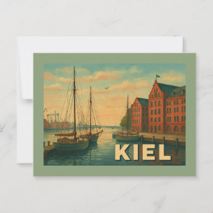 Carte Postale Kiel Allemagne Art de ville